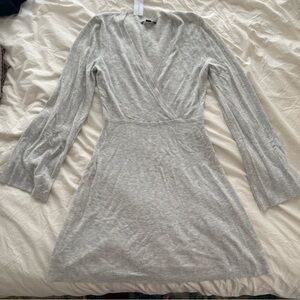 AEO Heather Grey Sweater Dress